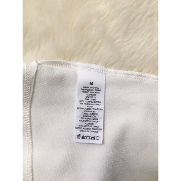 Dynamite White Peplum Top - Picture 9 of 13